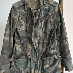 Free People Not Your Brother’s Camouflage Military Style Jacket